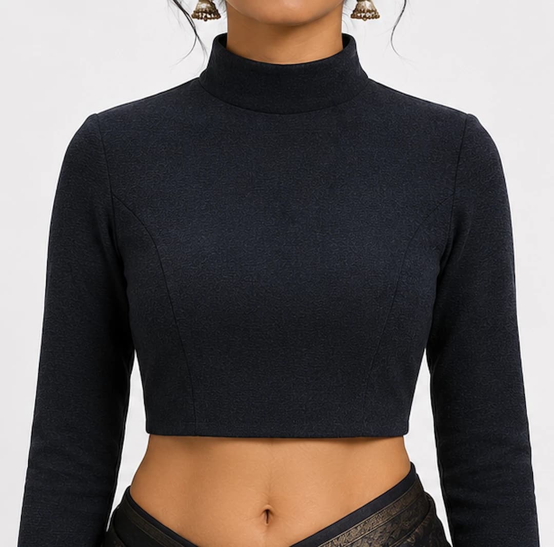 High Neck Blouse